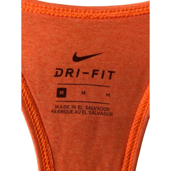 NIKE Dri-Fit Womens Crossback Workout AthleticTank Top Size Medium M - Picture 2 of 3